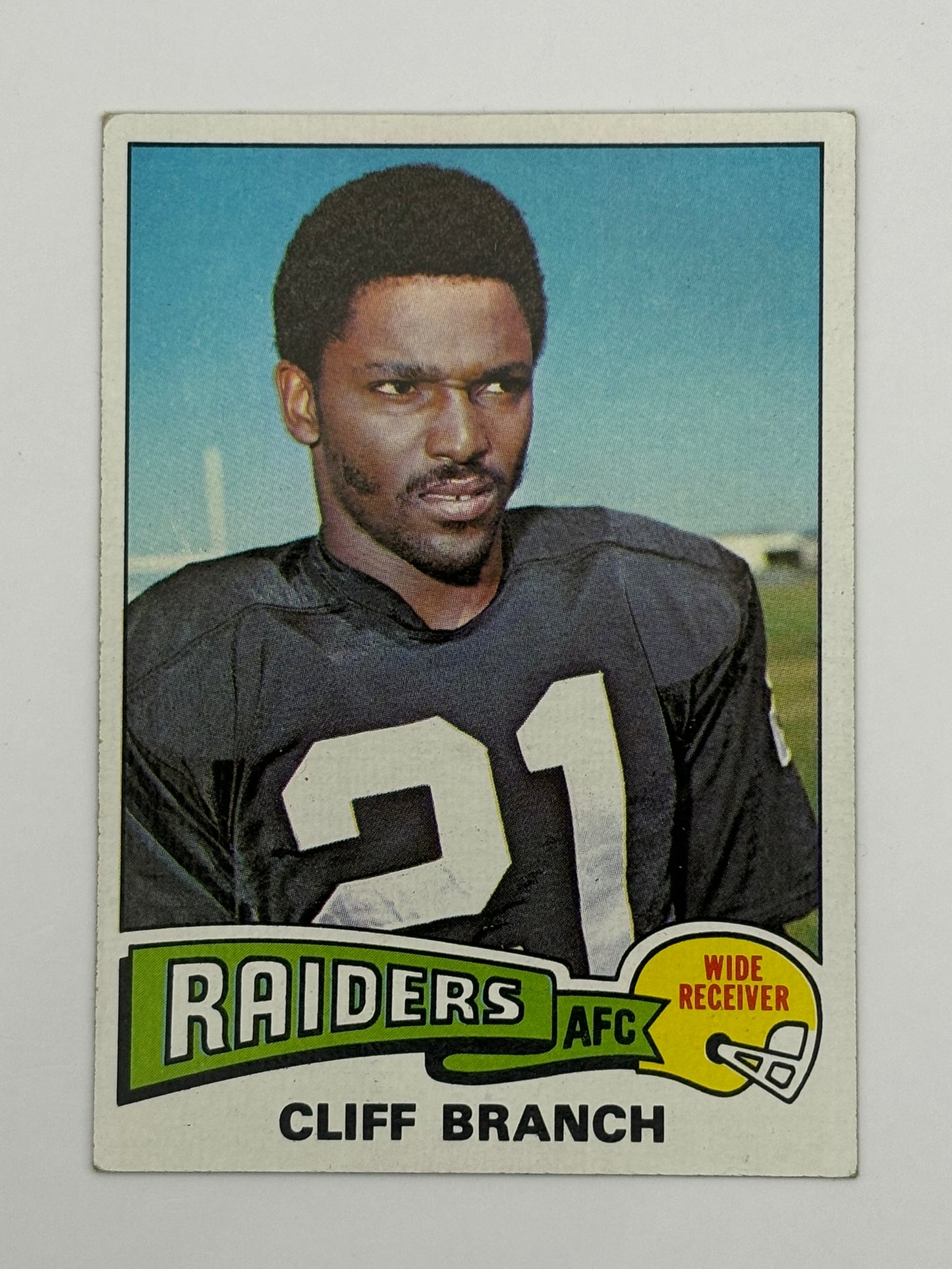 1975 Topps #524 CLIFF BRANCH HOF Wide Receiver Oakland Raiders