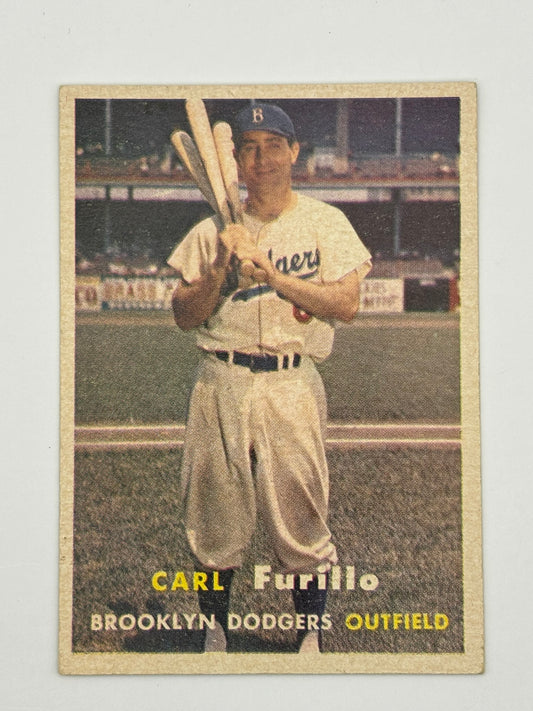 1957 TOPPS #45 CARL FURILLO BROOKLYN DODGERS