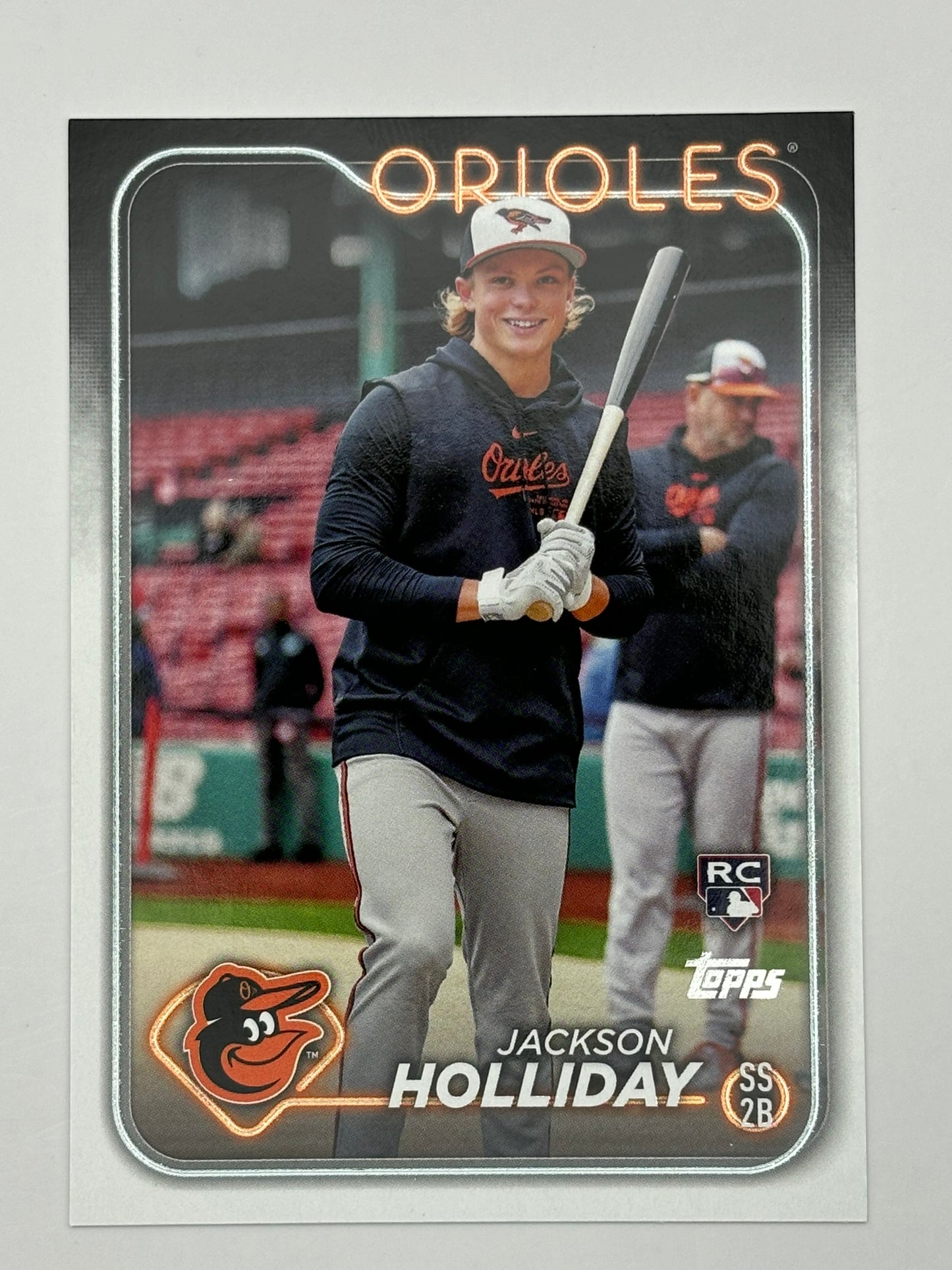 2024 Topps JACKSON HOLLIDAY #697 RC Rookie SP Image Variation - Orioles