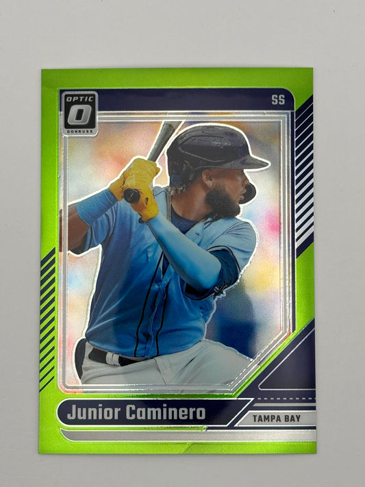 2024 Optic Junior Caminero Lime Green Holo /149