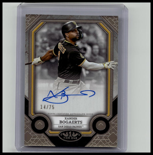 2024 Topps Tier One Tier One Auto /75 Xander Bogaerts #T1A-XB