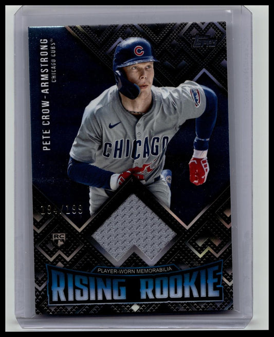 2024 Topps Update Series Baseball - Pete Crow-Armstrong Rising Rookie Relics /199