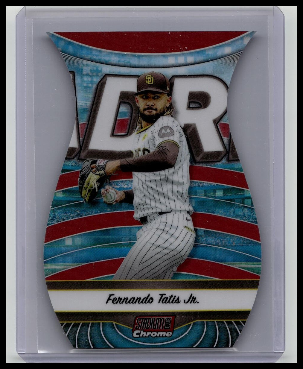 FERNANDO TATIS JR 2024 Topps Stadium Club Chrome Triumvirates RED TRI-14