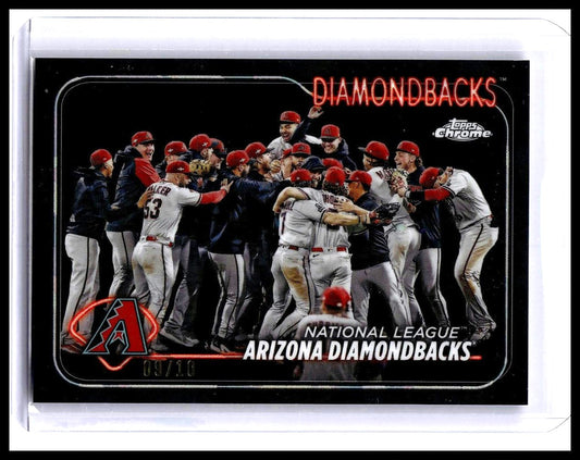 2024 Topps Chrome Sapphire Edition - Black #558 Arizona Diamondbacks /10