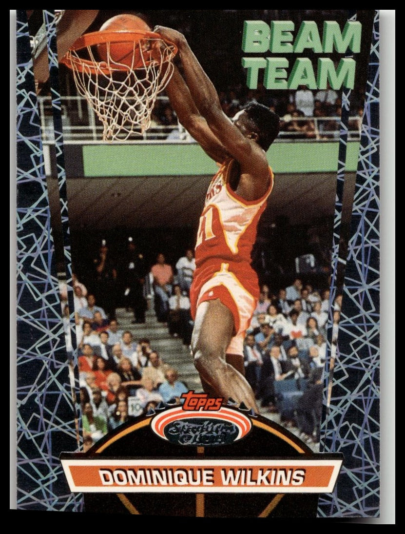 1992-93 Topps Stadium Club Dominique Wilkins Beam Team #2 Atlanta Hawks