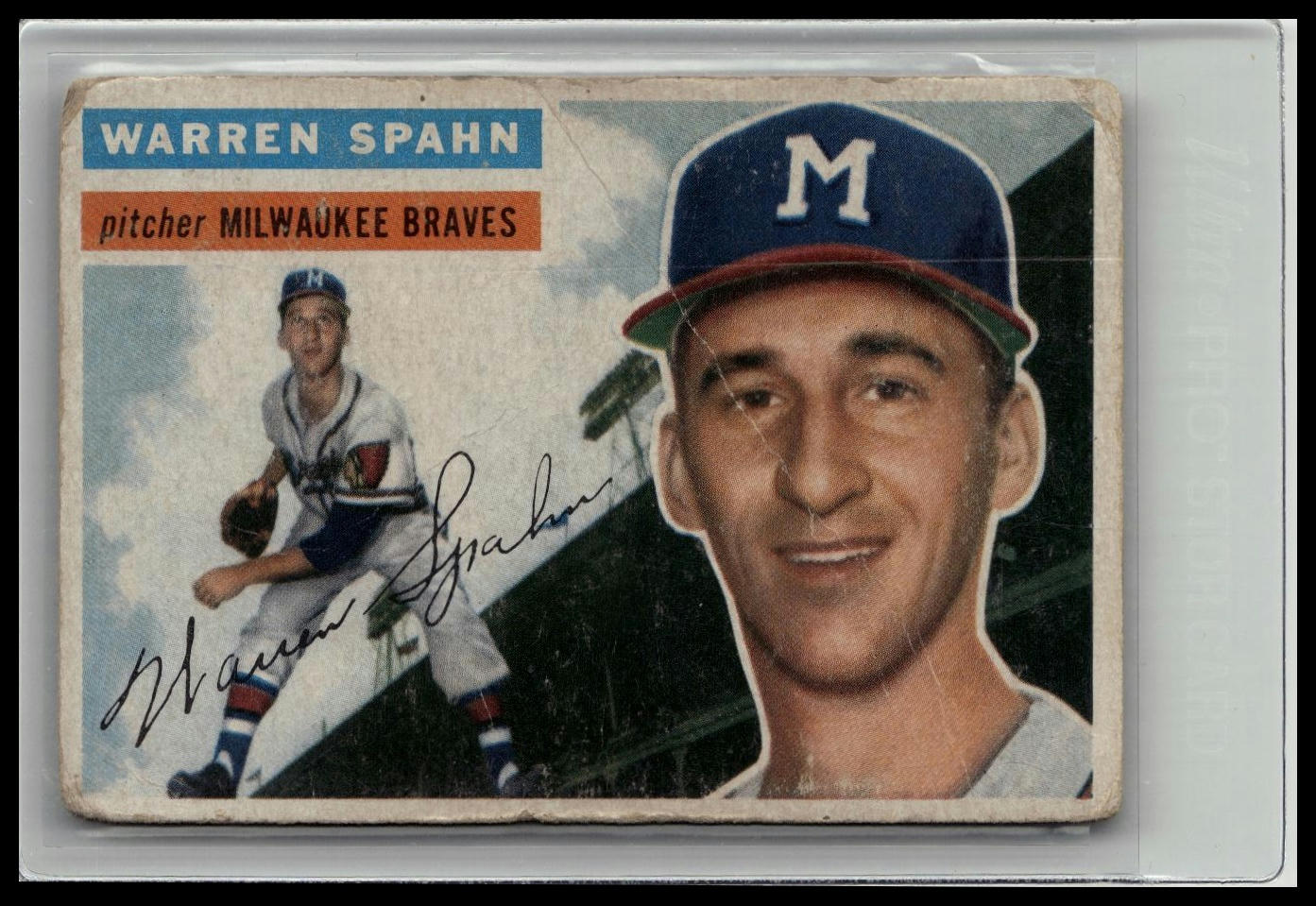 1956 Topps Warren Spahn