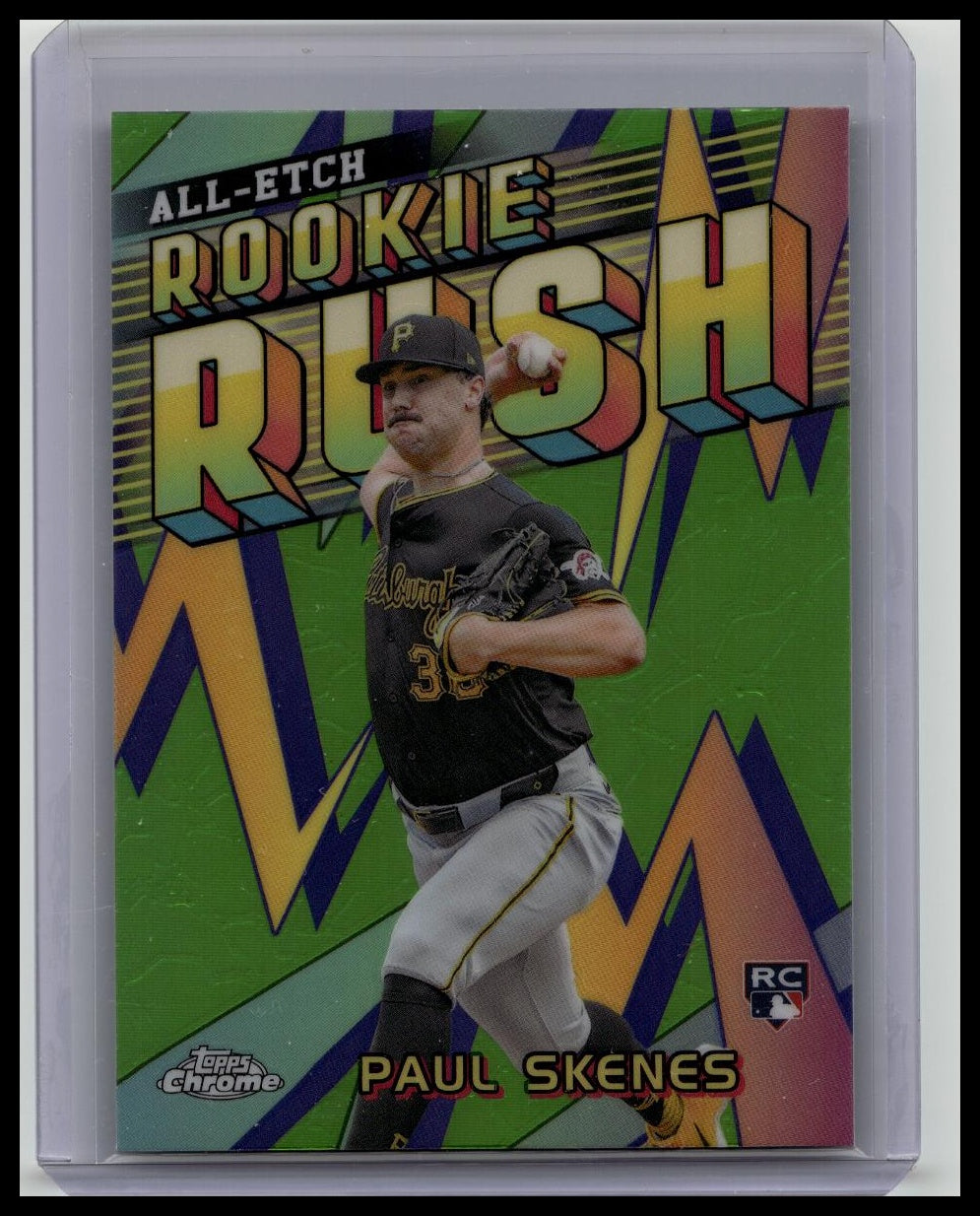 Paul Skenes 2024 Topps Chrome Update RC All-Etch Rookie Rush