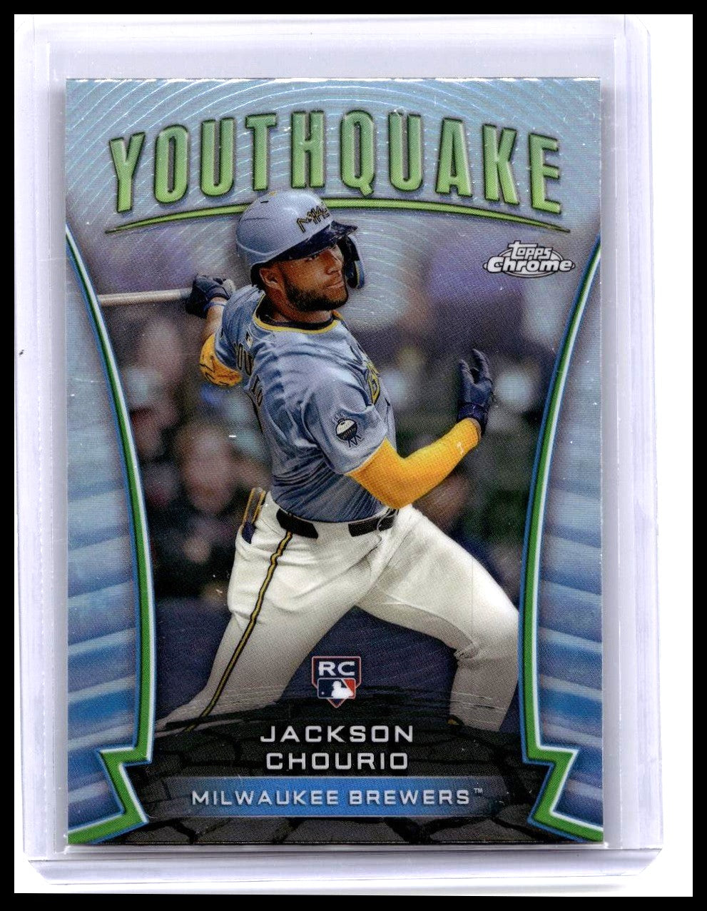 2024 Topps Chrome Update #YQ-61 Jackson Chourio Youthquake