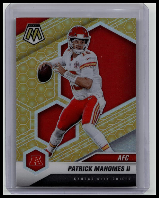 2021 Mosaic Patrick Mahomes II Honeycomb SSP Case Hit