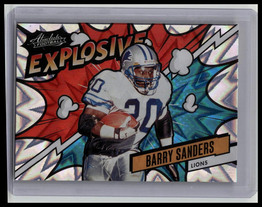 2024 Panini Absolute Barry Sanders Explosive #EX-BSS SP Case Hit