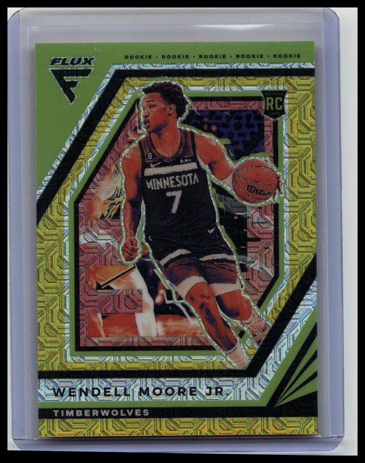 2022-23 Flux Wendell Moore Jr Gold RC /10