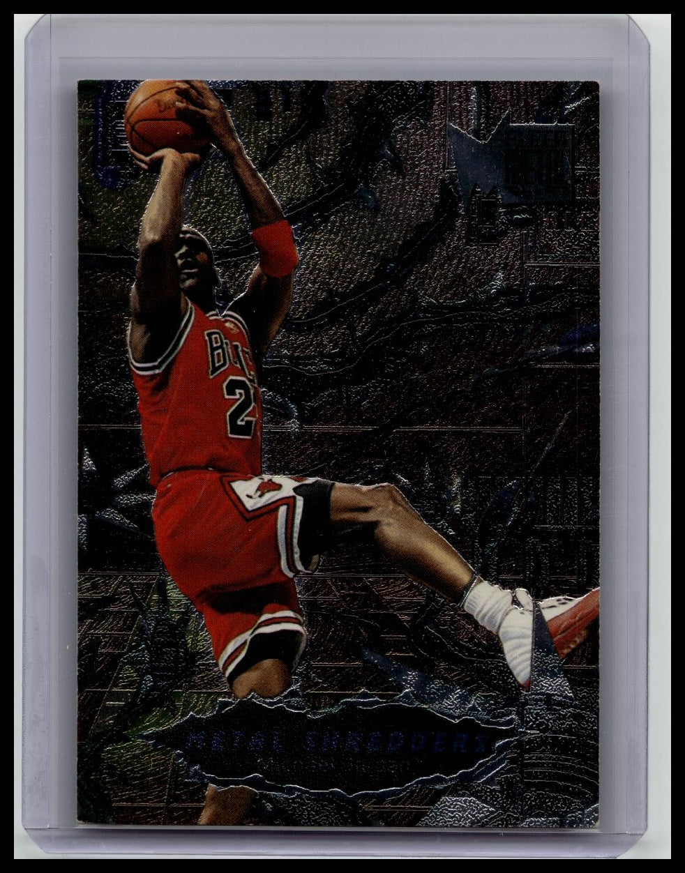 Michael Jordan 1997 Fleer Metal #241 Metal Shredders