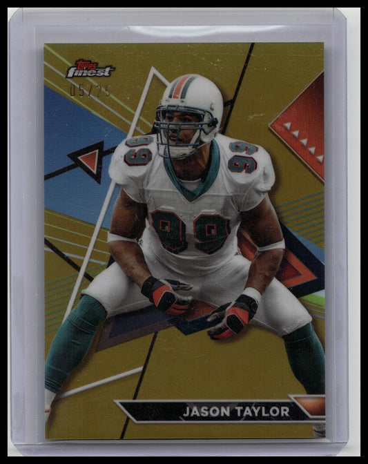 2024 Topps Composite Jason Taylor Finest Gold /25 Dolphins