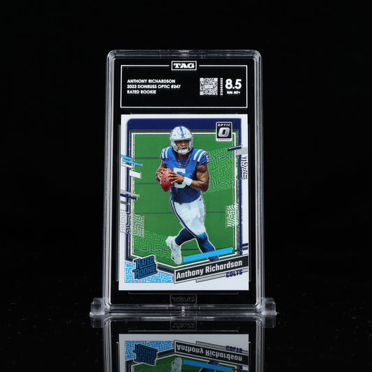 2023 Donruss Optic Anthony Richardson Rated Rookie TAG 8.5