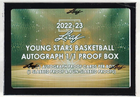 2022-23 Leaf Young Stars Basketball Hobby Box
