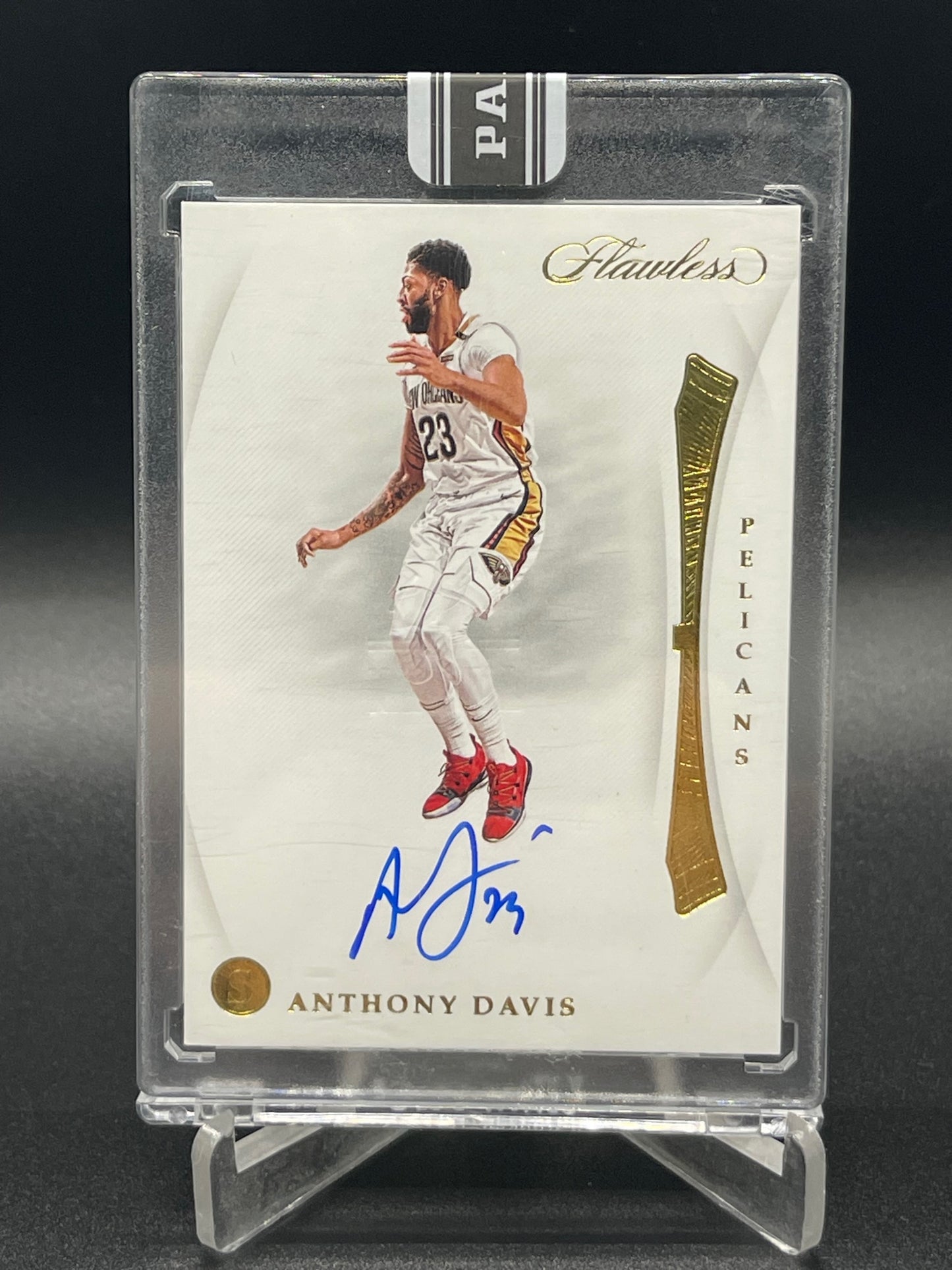 Anthony Davis 2018-19 Panini Flawless Excellence Platinum Auto Black Box 1/1