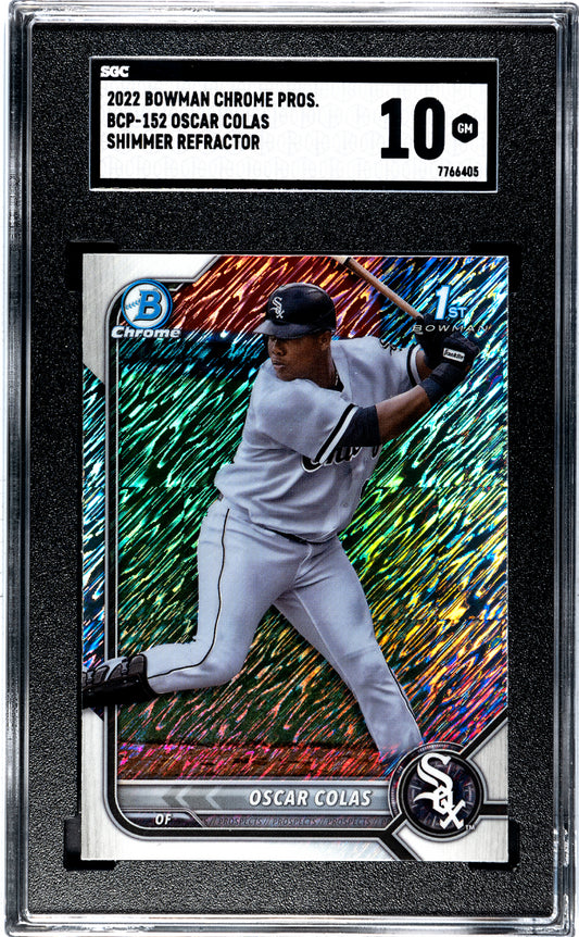 2022 Bowman Chrome Prospects Oscar Colas #bcp-152  Sgc 10